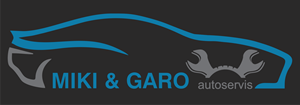 Auto servis Miki & Garo Logo Vector
