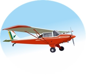 Avião | Airplane Logo PNG Vector