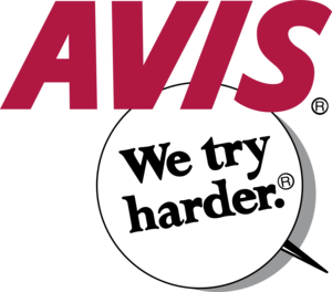 Avis We Try Harder Logo PNG Vector