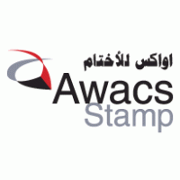 Awacs Stamp Logo Vector