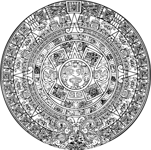 azteca calendario Logo PNG Vector