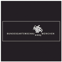 BUGA 2005 Bundesgartenschau München w/b Logo PNG Vector