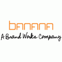 Banana - A Brand Works Company Logo PNG Vector