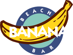 Banana Beach Bar Logo Vector