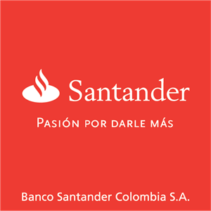 Banco Santander Colombia Logo Vector