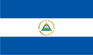 Bandera de Nicaragua Logo Vector