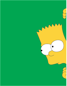 Bart Simpsons Logo Vector