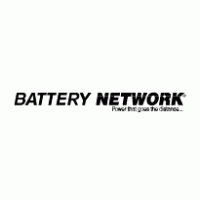 Battery Network Logo PNG Vector
