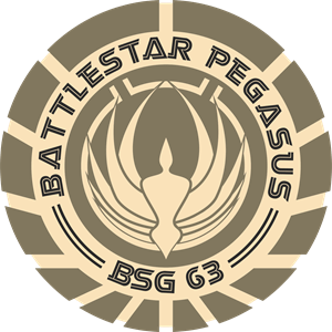Battlestar Pegasus Logo PNG Vector