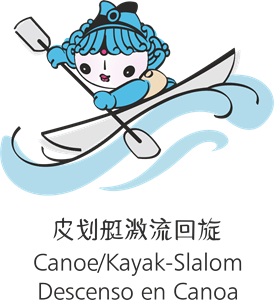 Beijing 2008 Mascot Slalom Logo Vector