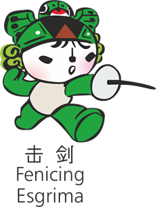 Beijing 2008 Mascota_fencing Logo PNG Vector