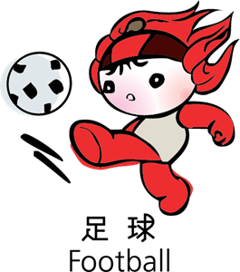 Beijing 2008 Mascota_futball Logo PNG Vector