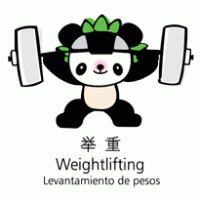 Bejing_2008_mascot_Weightlifting Logo PNG Vector
