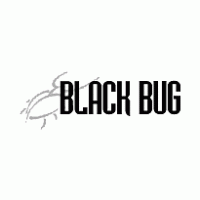 Black Bug Logo PNG Vector