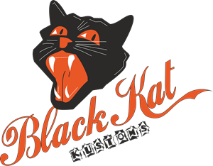 Black Kat Kustoms Logo PNG Vector