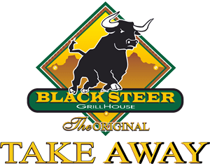 Black Steer Logo PNG Vector