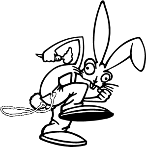Blink 182 Bunny Logo PNG Vector