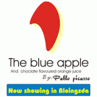 Blue Apple Logo PNG Vector