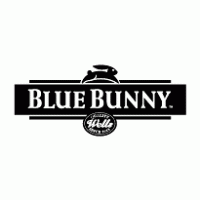 Blue Bunny Logo PNG Vector