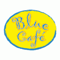 Blue Cafй Logo PNG Vector