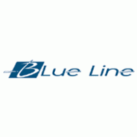 Blue Line Logo PNG Vector