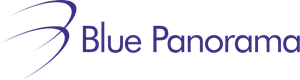 Blue Panorama Logo PNG Vector