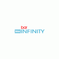 Blue infinity bar Logo Vector