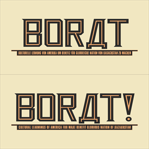 Borat Logo PNG Vector
