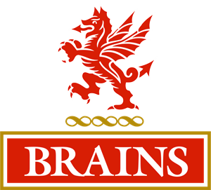 Brains Brewery Logo Vector