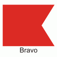 Bravo Flag Logo PNG Vector