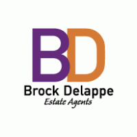 Brock Delappe Estate Agents Logo PNG Vector