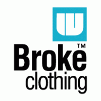 Broke Clothing Logo Vector