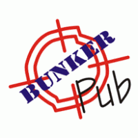 Bunker Dance Pub Logo Vector