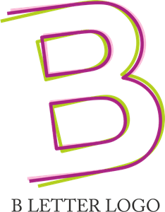 B Alphabet Idea Logo Vector
