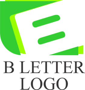 B Letter Logo PNG Vector