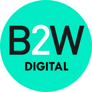 B2W Digital Logo PNG Vector