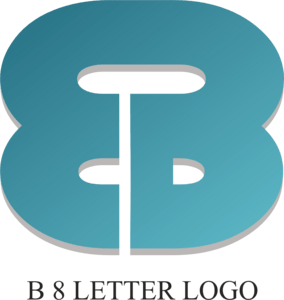 B8 Letter Logo PNG Vector