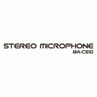 BA-CS10 Stereo Microphone Logo PNG Vector