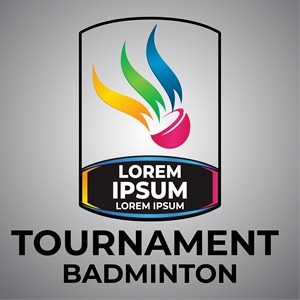 badminton tournament Logo PNG Vector