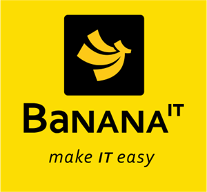 Banana IT Logo PNG Vector