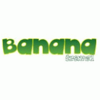 Banana Travel Logo PNG Vector