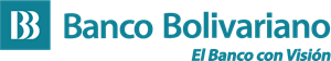 Banco Bolivariano vertical slogan Logo Vector