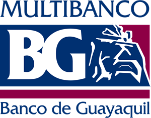 Banco de Guayaquil antiguo fondo blanco Logo Vector