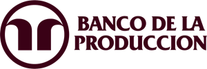 Banco de la Produccion antiguo horizontal Logo Vector