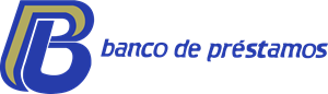 Banco de Prestamos antiguo horizontal Logo Vector