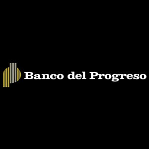 Banco del Progreso horizontal fondo negro Logo PNG Vector