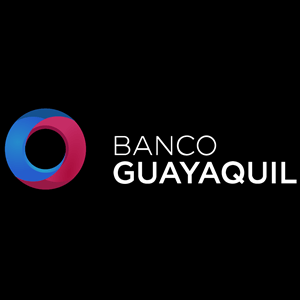 Banco Guayaquil anterior 2014 fondo negro Logo Vector