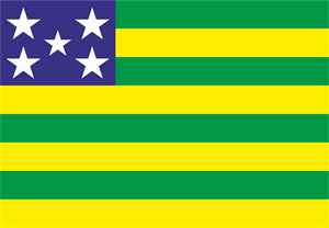 Bandeira de Goiás Logo Vector