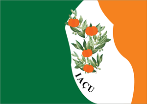 Bandeira de Iaçu Bahia Logo Vector
