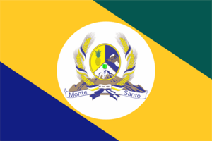 Bandeira do Município de Monte Santo do Tocantins Logo PNG Vector